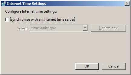 server as shown, then click Ok twice to close the windows.