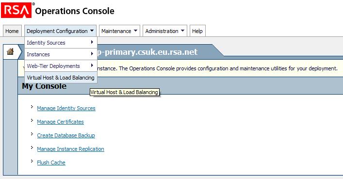 RSA Authentication Manager Configuration RSA Authentication Manager Configuration 1.