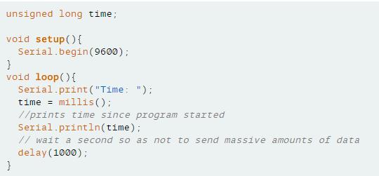 Project 3: Timer millis() Returns the