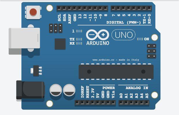 Arduino Low-power microcontroller, which is a mini chip containing a processor, memory, and