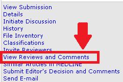 To complete the reviewer rating process, simply follow the steps below: 1. From your Academic Editor Main Menu, locate the manuscript.