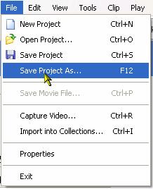 2 Save Project 1 1. Go to File menu and select Save Project As 3. Click Save 4.