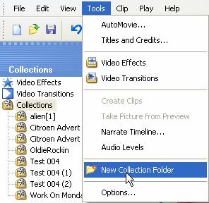 Collection Folder 1. Make sure that the Collections Pane is shown 2.
