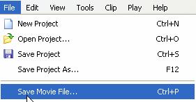 12 Saving your project as a movie 1.