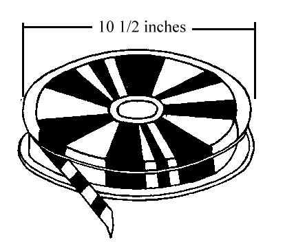 Fig. Magnetic Tape Advantages of Magnetic Tape: Compact: A 10-inch diameter reel of tape is 2400 feet long and is able to hold 800, 1600 or 6250 characters in each inch of its length.