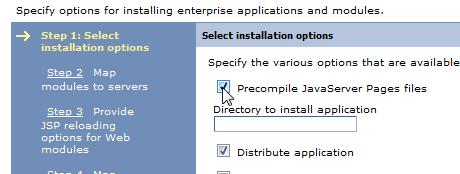 Note: The next sequence of steps will vary depending on the application you are installing. Since this application is fairly simple there are only a few steps and a summary.