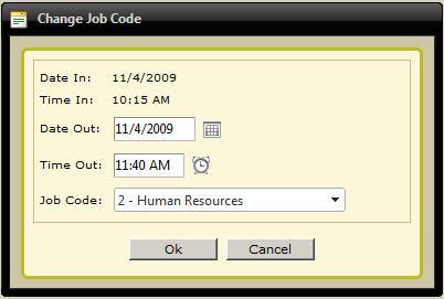 From the All, Clocked In, Last Punch, or Hours tab, select an employee who is clocked in, right click, and click Clock Out. 2. For Date Out, enter the date of the clock out. 3.