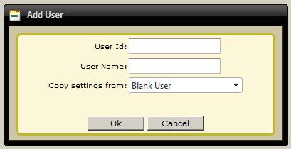 10.1.1. Adding a User 1. In WebManager, go to Configuration > User list. 2. Click Add. 3. Enter a User Id. This login which will provide access to various parts of the system. 4. Enter a User Name.