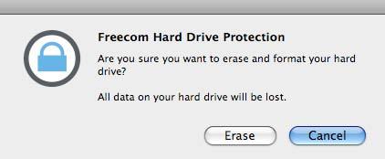 Freecom Hard Drive Protection Tool I lost my password, what can I do now? If you lose your password, you will not be able to access your data anymore.