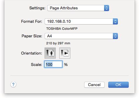 0.Printer Driver Functions Displaying the printer driver In Mac OS X applications, print options are set from the [Page Setup] dialog box and the [Print] dialog box.