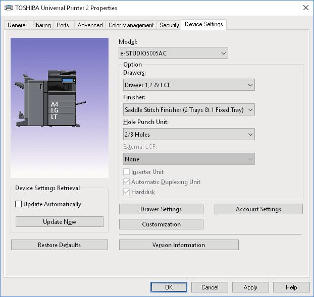 .PRINTING FROM WINDOWS APPLICATIONS Right-click the printer driver of this equipment and select [Printer properties] from the displayed menu.