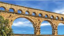 Location Distance from Uzès (km) Height of aqueduct above sea level (m) Uzès 0 76 Pont du Gard (bridge) 16 65 St. Bonnet 5 64 St.