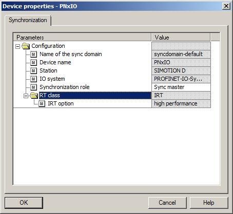PROFINET IO 5.3 Configuring PROFINET IO with SIMOTION Procedure 1.