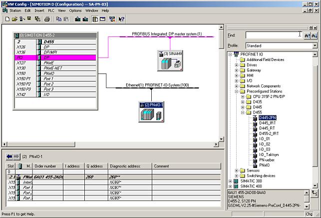 PROFINET IO 5.5 Configuring the idevice Inserting an I-device proxy 1. Open the hardware catalog in HW Config. 2.