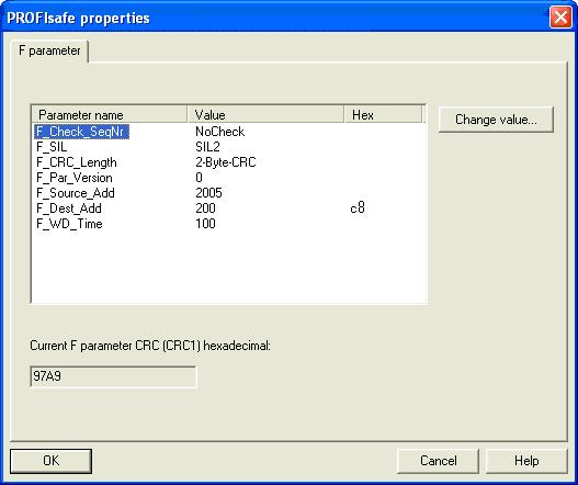 PROFIsafe 9.6 PROFIsafe via PROFIBUS 13.Click on the PROFIsafe button and then define the F parameters which are important to F communication. As of STEP7 V5.5, PROFIsafe V2 is used by default.