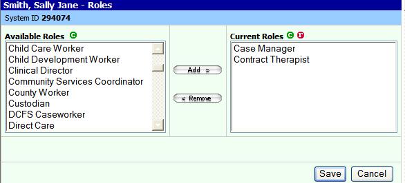 Role In KaleidaCare Solutions a Staff/Professional may have multiple Roles within an organization.