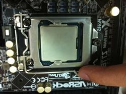 Step 2-3. Carefully place the CPU into the socket. Step 2-4.