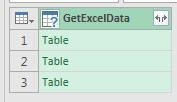 9) To extract the data from the single sheet in each Excel file and promote the first row that contains field names