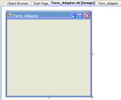 Form_Adapter.doc DRAFT page 2 Creating Form_Adapter.vb Open Visual Studio, click File, and select New Project. Visual Studio will prompt you to select a type of project.