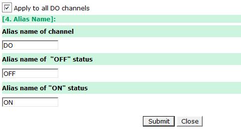 Using the Web Console The DO channel s Alias Name and logic definition can also be configured on this page.