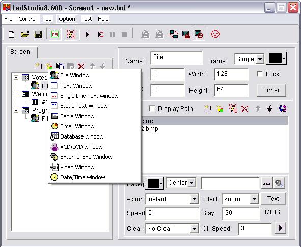 4 Step 4: Create Program Windows The program page is a frame, which can contain as many program windows as needed. Each program window can play different words, pictures, tables, video, etc.