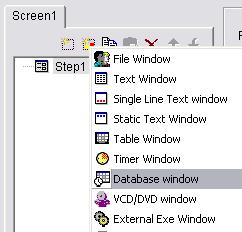 Chapter 9 Database Display 9.1 Create a New Database Window Click on New Window button, and select Database Window in image 9-1 to create a new database window, as shown in 9-2. Image 9-1 9.