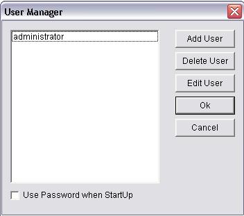 Password dialog box will appear.