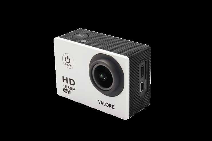 WiFi Action Camera (V-VMS601) Thank you for purchasing the Valore Action Camera. Capture your best action moments with this compact and waterproof WiFi action camera.