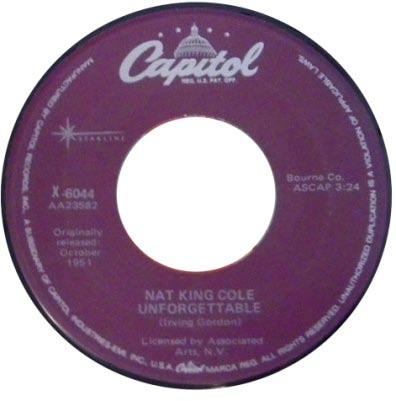 Label SL88. In the summer of 1988, all Capitol singles switched to the "new purple" label.