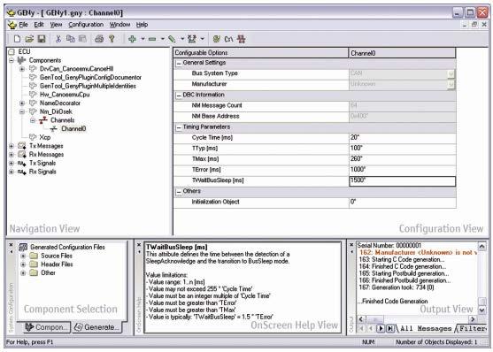 9 GENy - PC-Tool for Configuring Embedded Software Components GENy is the convenient configuration tool for software components from Vector.