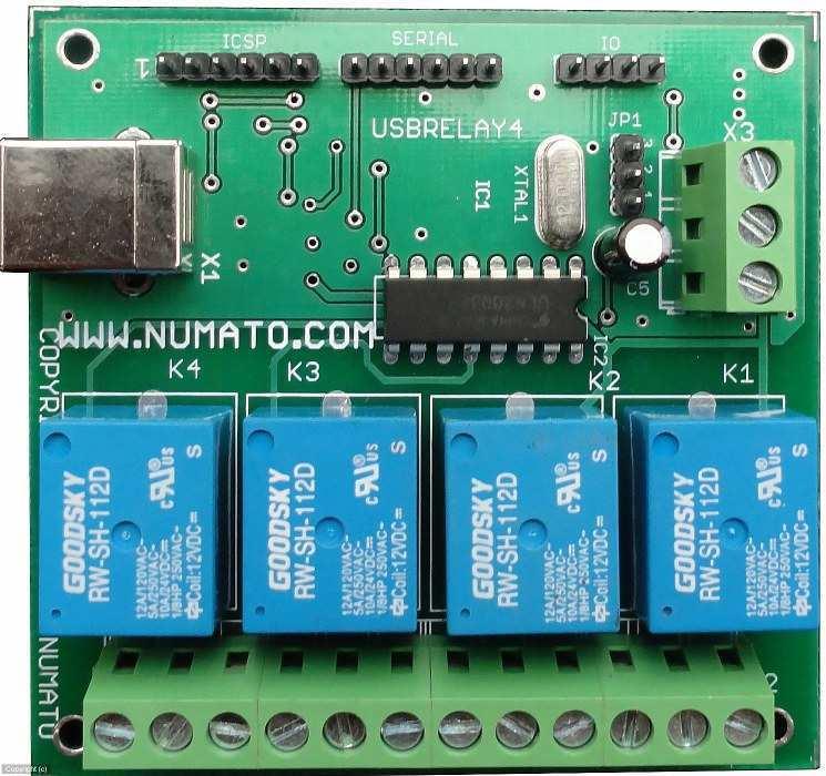 USB RELAY MODULE WITH ANALOG AND GPIO