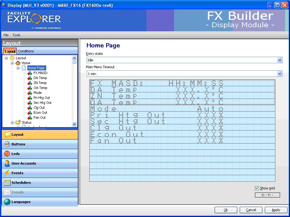 124 FX Tools Software Package - FX Builder User s Guide Display Type (Cont.
