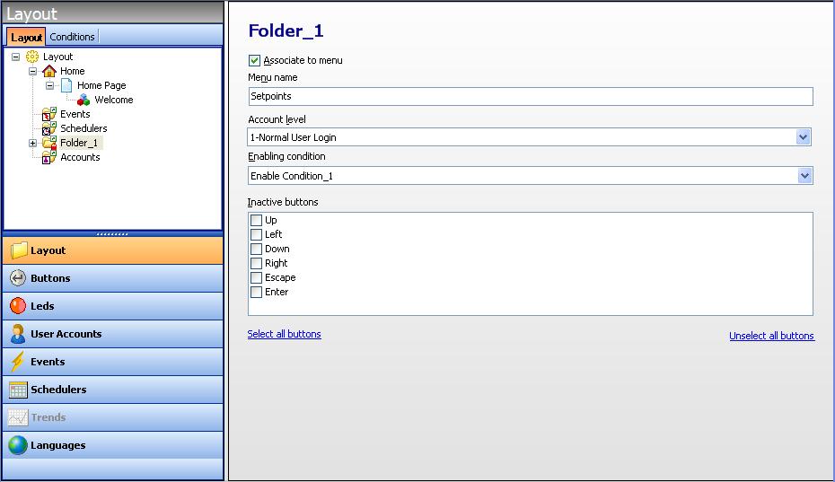 FX Tools Software Package - FX Builder User s Guide 129 Figure 149: Editing a Display Folder s Attributes Editing Display Page Attributes When you select a display page, the Configuration Panel