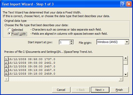 Follow the Microsoft Excel prompts and click Finish once finished (X372HFigure 202X).