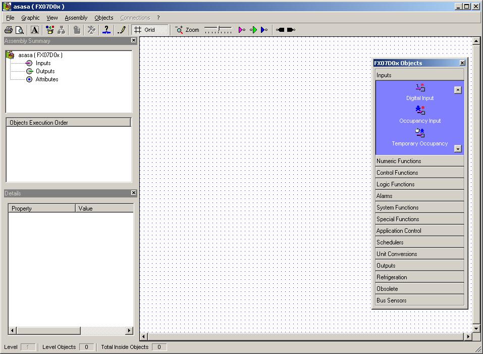 FX Tools Software Package - FX Builder User s Guide 23 Application Editor The FX Builder Application Editor users layered screens to graphically represent the application programming structure.