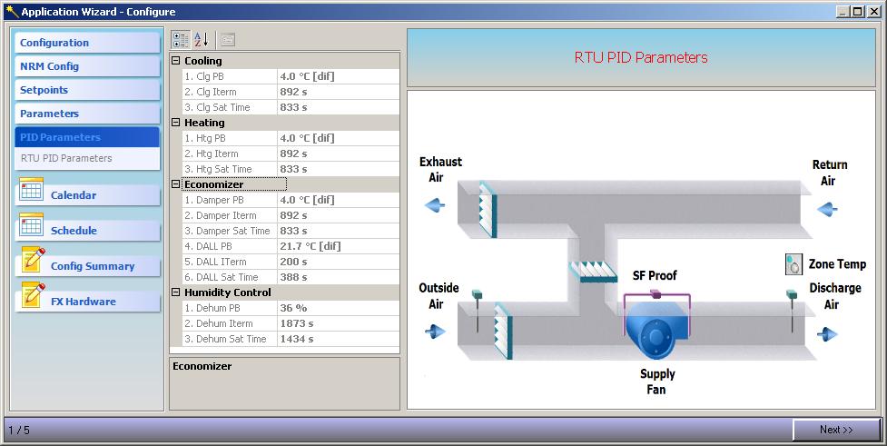 40 FX Tools Software Package - FX Builder User s Guide Adjusting Parameters The Parameters plug-in contains all adjustable system parameters within the selected application. To adjust parameters: 1.