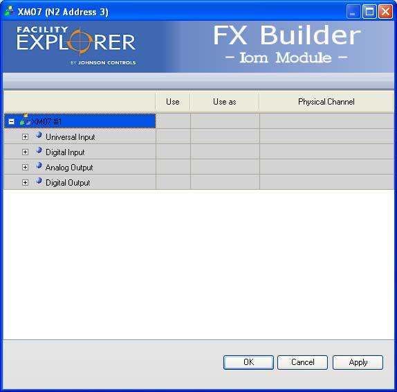 From the Add Iom menu, select the desired Extension Module (XMxx).