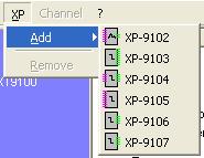 To configure an XP input/output channel, right-click the channel and select Edit. A list of attributes appears (X257HFigure 84). 6. Select the desired attribute.