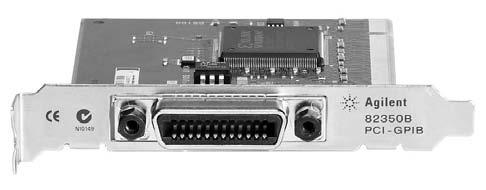 Agilent 82350B High-Performance PCI GPIB Interface for Windows PCI IEEE-488 interface for PCs Transfer rates up to 900 KB/s Dual processor support on Windows 2000/XP Maximum GPIB throughput for all