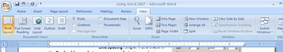 ADVANCED TIPS AND TRICKS FOR MICROSOFT WORD 2007 example of book titles, and you have created it in a random order, you can highlight all of the titles and then click AZ arrow and sort the