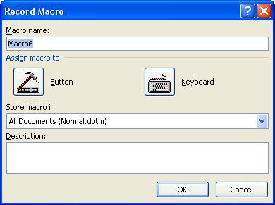 ADVANCED TIPS AND TRICKS FOR MICROSOFT WORD 2007 MACROS Macros are ways to create shortcuts to repeat tasks that you do frequently.