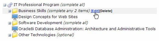 requires approval in order for learners to enroll. You can edit these properties as well. To edit the properties of the root folder or a child folder 1. Open the learning program for editing. 2.
