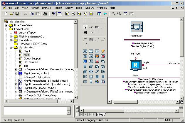 Figure 4-5: UML Refinement Assistant console [11] The Generator Engine, as the name suggests, is responsible for the creation of a fullyfunctioning technical infrastructure with generated code and