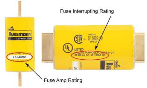 I.R. - Proper Application High Interrupting rating of current-limiting fuses at full voltage reduces concerns about proper interrupting rating at point of application 7 Series Rated Systems A