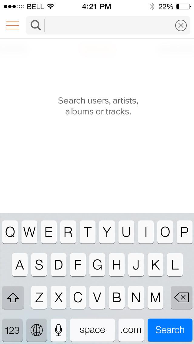 If a user wants to search for a song, it won t be found because the app is searching for