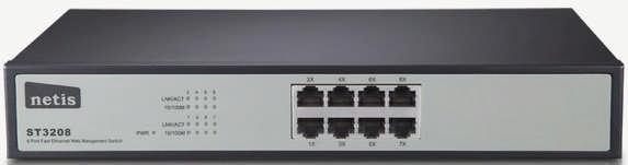 Plug and play - Auto MDI/MDIX detection RS232 Console port - Static VLAN Groups: 4K 1.