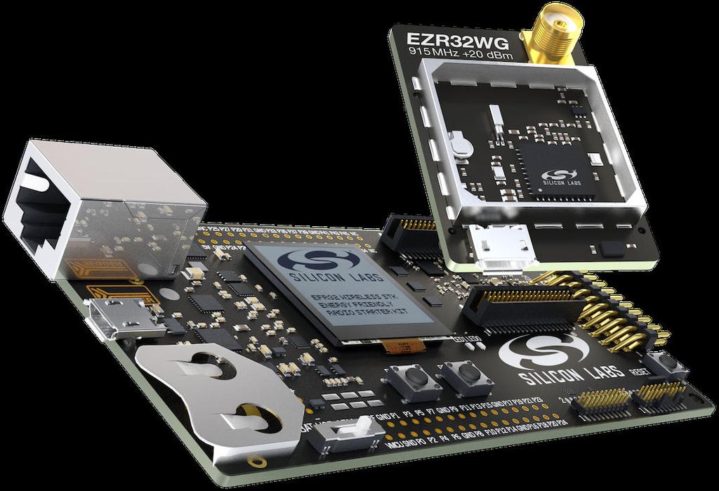 UG202: EZR32WG 915 MHz 20 dbm Wireless Starter Kit User's Guide A Wireless Starter Kit with the BRD4503B Radio Board is an excellent starting point to get familiar with the EZR32 Wonder Gecko