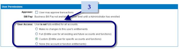 HOW TO SET USER ACCESS To set a user s access (general): (Note: These instructions assume you are modifying an existing user. If you are creating a new user, begin at Step 3 of the procedure.) 1.