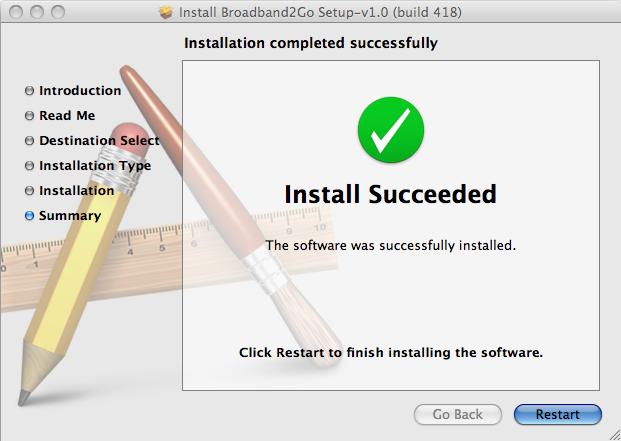 10. After installation is complete, please select Restart to complete the setup process. 11.