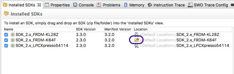 Figure 4.4. SDK Unzipped Deleting an Installed SDK If an SDK has been installed by the Drag and Drop method, then a copy of the SDK will have been installed into the Default Location.